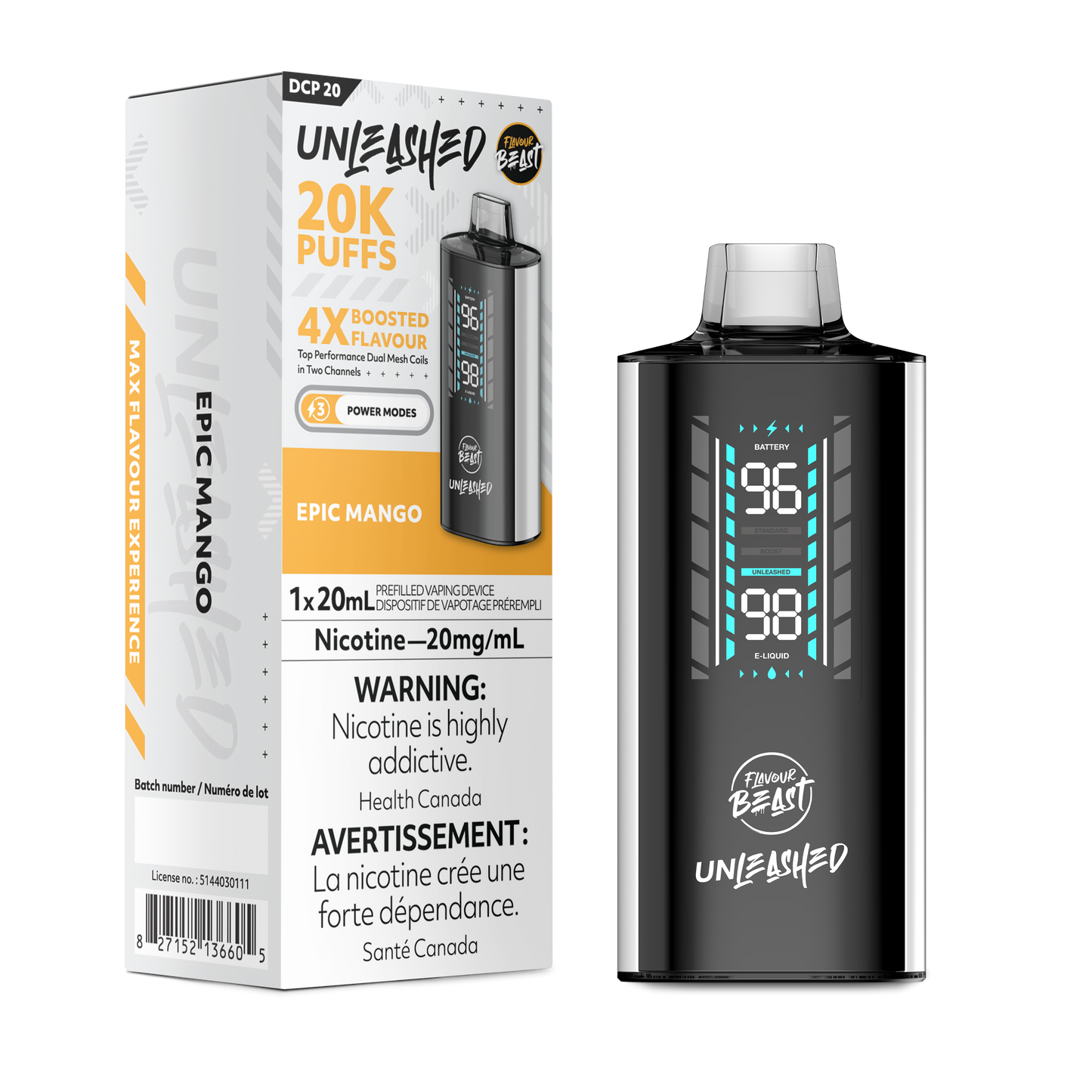 Flavor Beast Unleashed 20K DCP 2.0